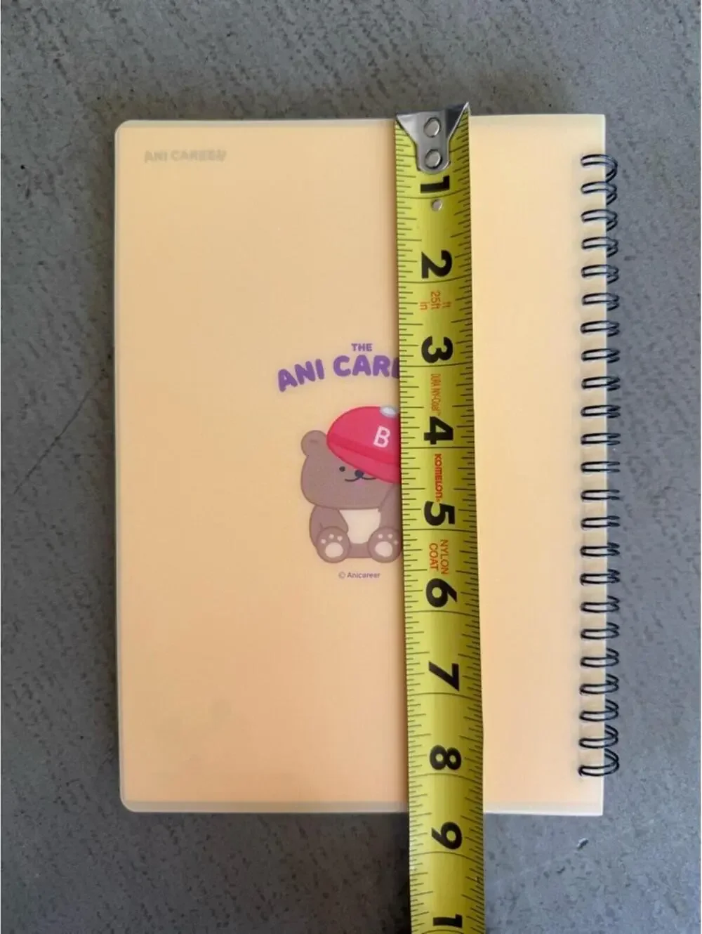 Ani Caree Spiral Notebook / Korea / Cute Character
